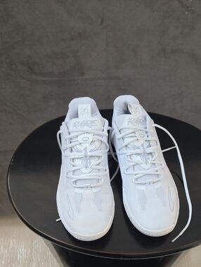 Puma Basketball All-White Athletic Sneakers